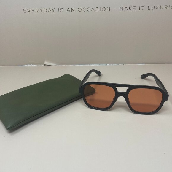 (NWT) Aire | Whirlpool Sunglasses in Black & Tan Tint - Picture 1 of 7